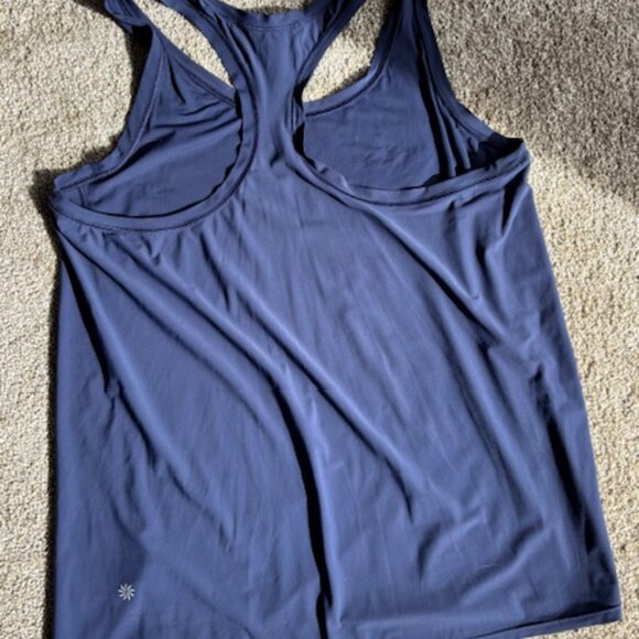 Athleta Ultimate Scoop Racerback Tank, navy, M - Picture 5 of 8